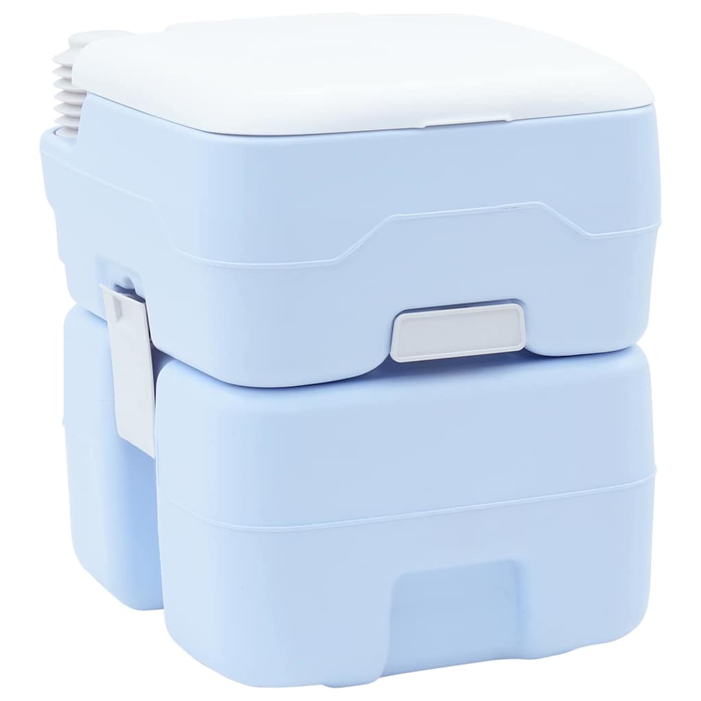 Portable Camping Toilet Light blue 20 L