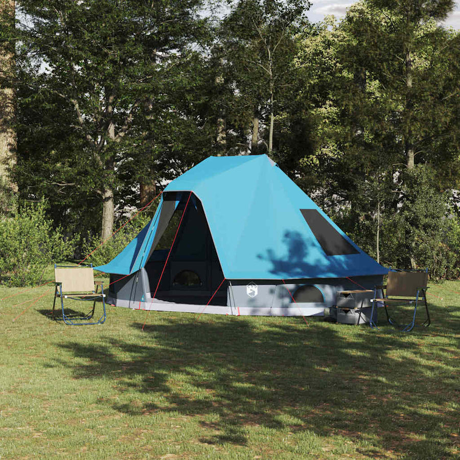 Tipi Tent Taffeta Blue 6-Person