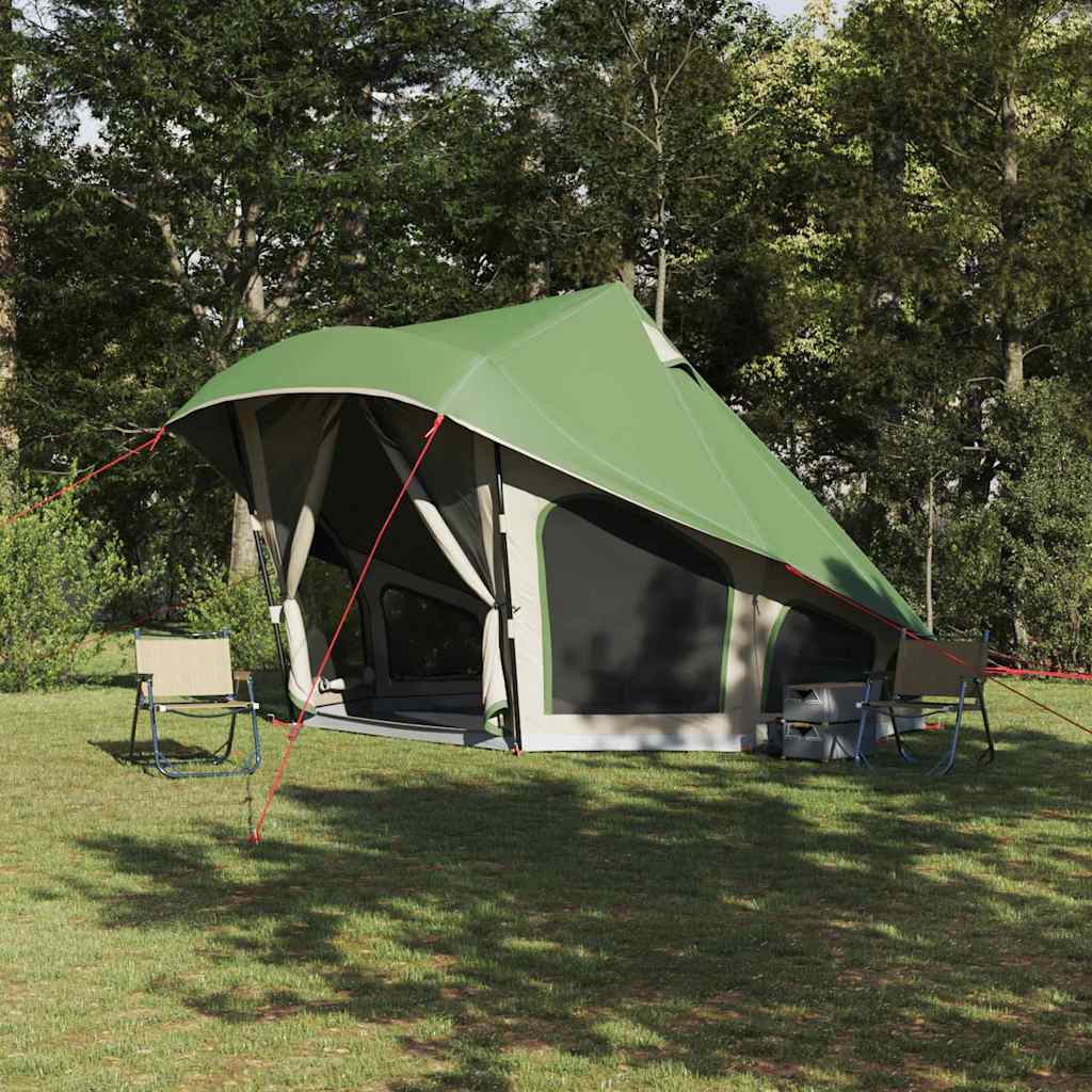 Tipi Tent 10-Person Taffeta Width 51 cm Green