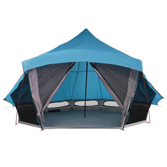 Tipi Tent 10-Person Taffeta Width 51 cm Blue