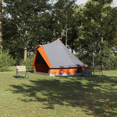 Tipi Tent 8-Person Taffeta Grey and orange