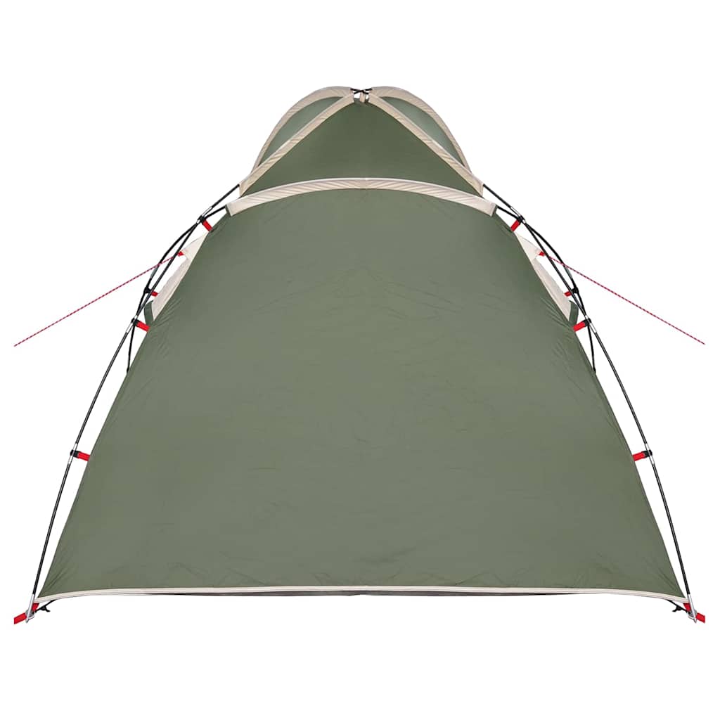 vidaXL Cabin Tent 2-Person Green Taffeta 6