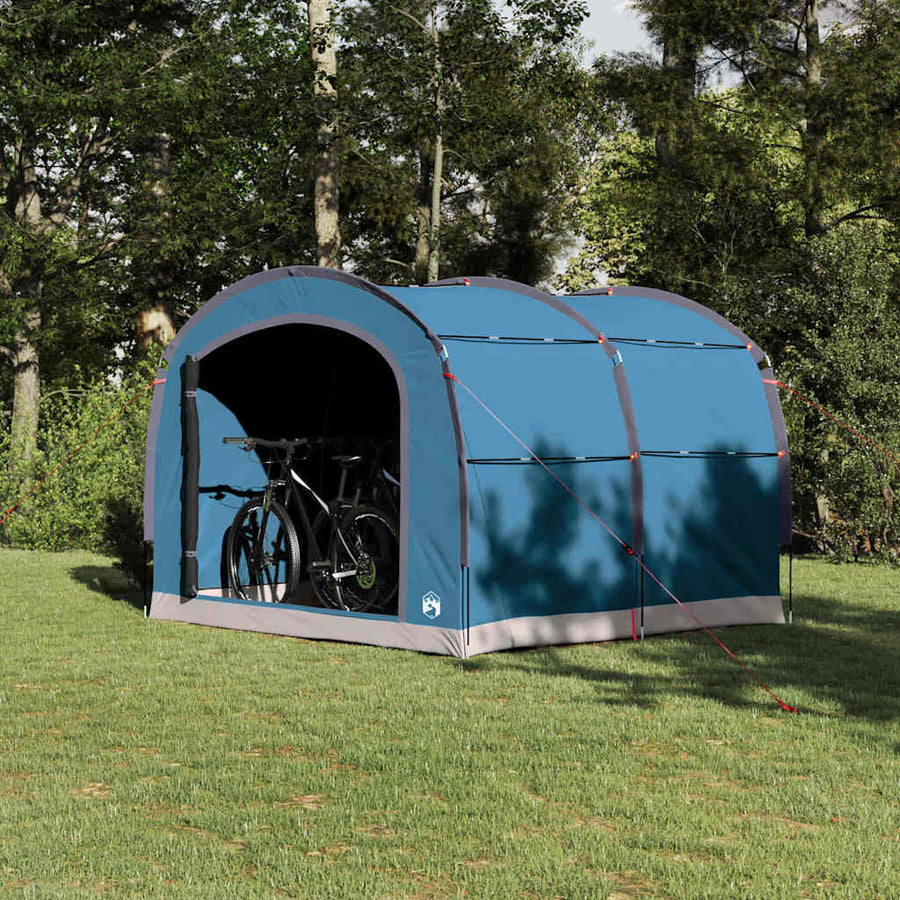 Bike Storage Tent 268 x 240 x 191 cm Taffeta Waterproof Blue
