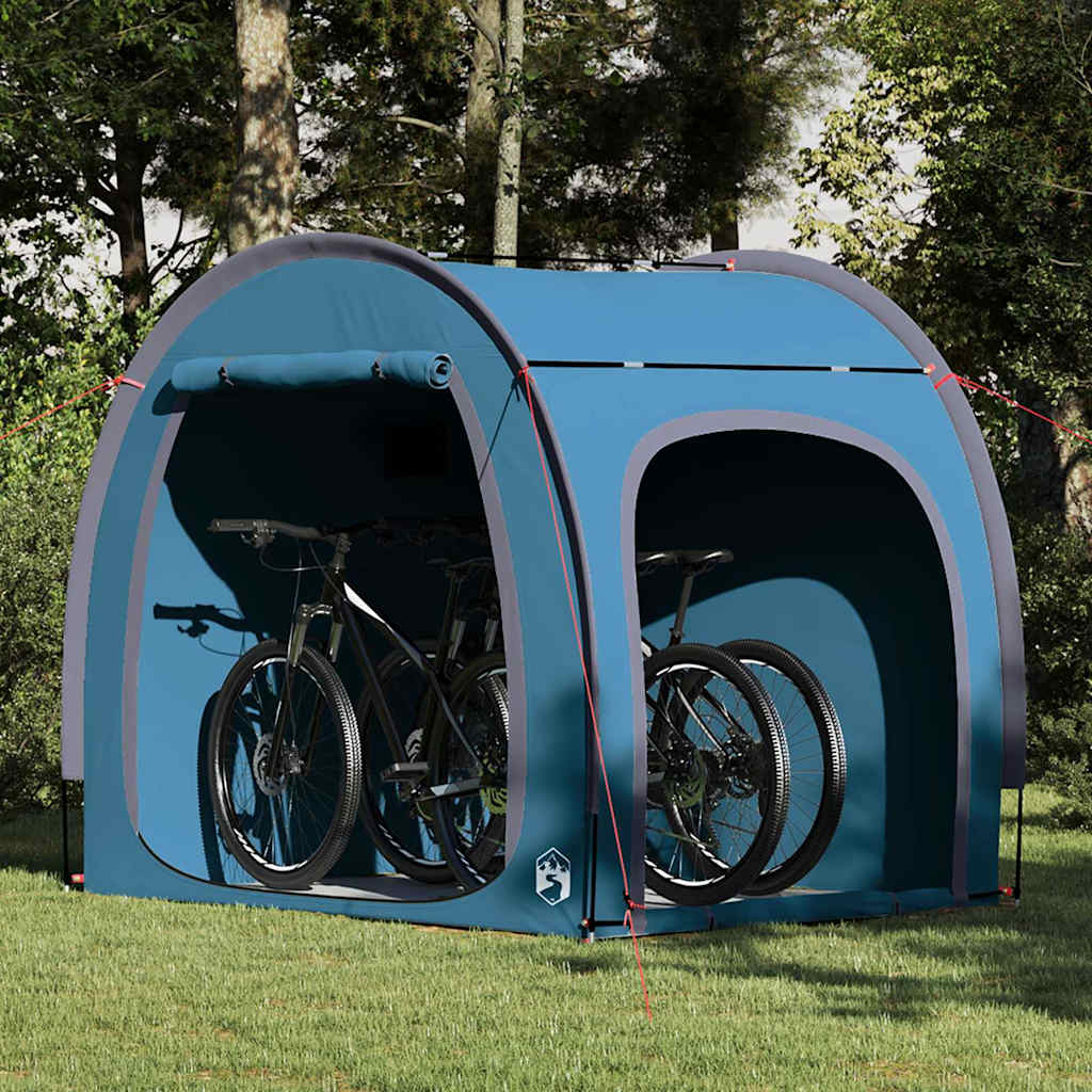 vidaXL Bike Storage Tent 210 x 156 x 180 cm Waterproof Blue 1