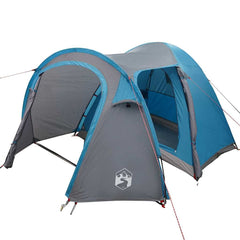 Dome Tent 6-Person Taffeta Waterproof Blue