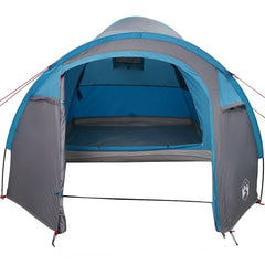 Dome Tent 6-Person Taffeta Waterproof Blue