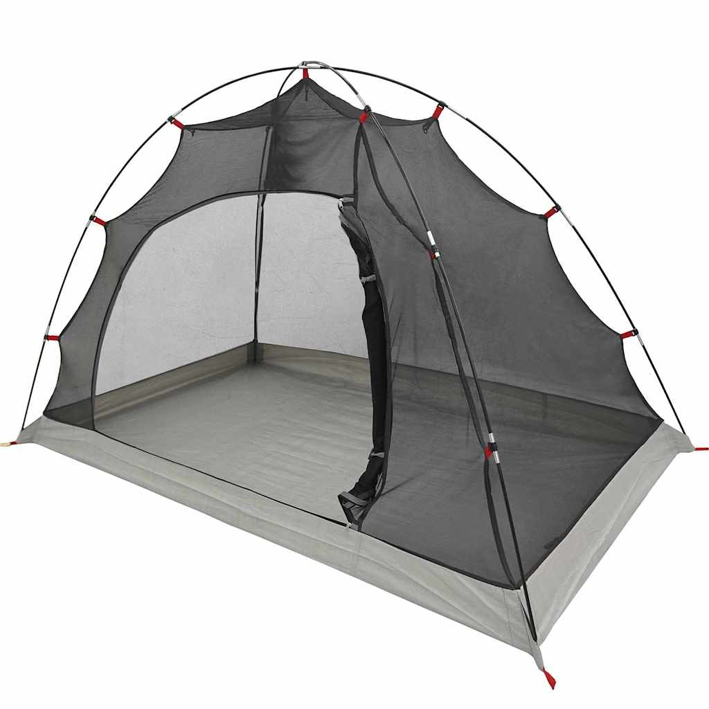 vidaXL Tent with Roof with Storage Grey and Black 236 x 150 x 136 cm 2