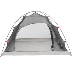 vidaXL Tent with Roof with Storage Grey and Black 236 x 150 x 136 cm 4