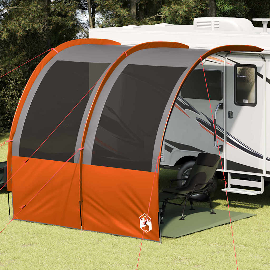 Caravan Awning Taffeta Waterproof Grey and orange 250 cm 260 cm