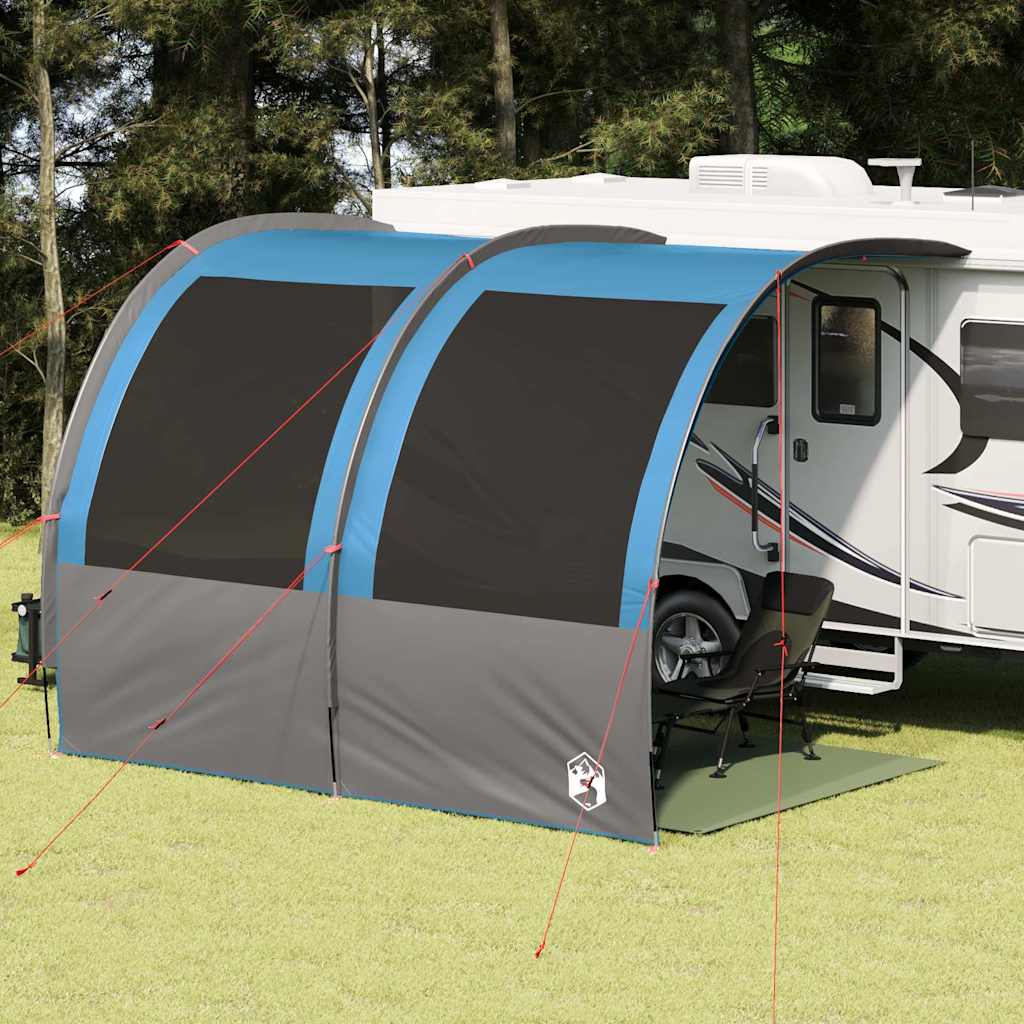 Caravan Awning Taffeta Waterproof Blue 260 cm 350 cm