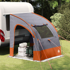 Tailgate Tent 194 x 180 x 210 cm Taffeta Grey and orange