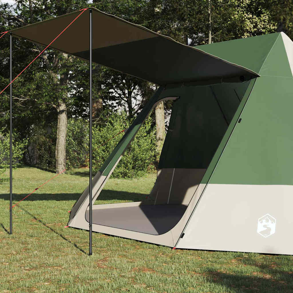 Camping Tent 10-Person Taffeta Waterproof Green