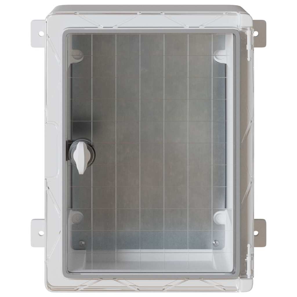 vidaXL Control Cabinet Grey 32 x 15 x 35 cm ABS Plastic 5