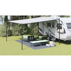 vidaXL Tent Carpet Folding Blue and Grey 500 x 250 cm Polyethylene 1