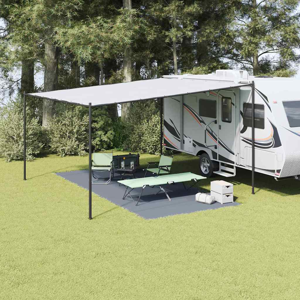 vidaXL Tent Carpet Folding Blue and Grey 550 x 250 cm Polyethylene 1