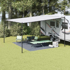 vidaXL Tent Carpet Folding Blue and Grey 400 x 300 cm Polyethylene 1