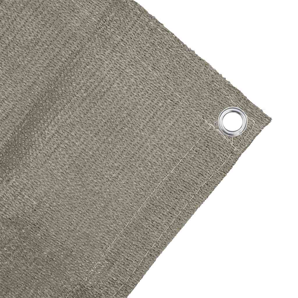 vidaXL Tent Carpet Folding Manual Light Grey 550 x 250 cm Polyethylene 5
