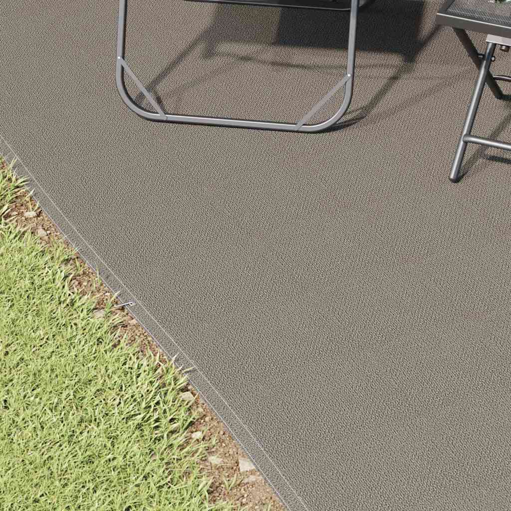 vidaXL Tent Carpet Folding Manual Light Grey 550 x 250 cm Polyethylene 3