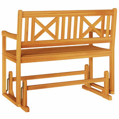 vidaXL Garden Glider Bench Natural 110 x 59 x 97 cm Solid Acacia Wood 6