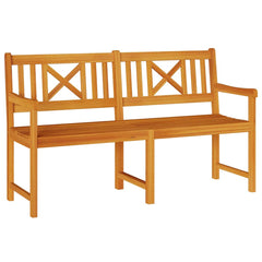 vidaXL Outdoor Bench Natural 150 x 56 x 90 cm Solid Acacia Wood 2