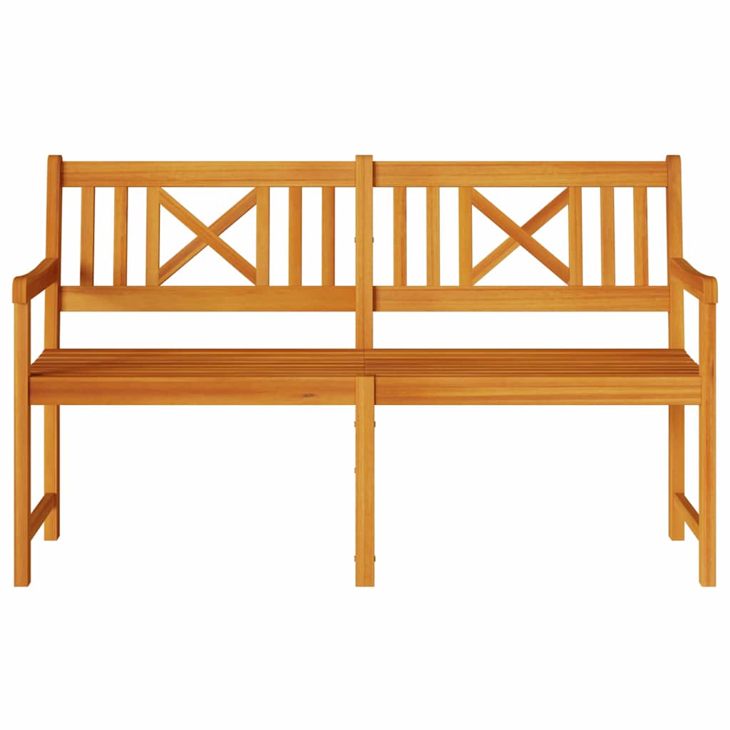 vidaXL Outdoor Bench Natural 150 x 56 x 90 cm Solid Acacia Wood 4