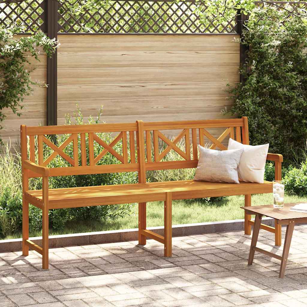 vidaXL Outdoor Bench Natural 180 x 56 x 90 cm Solid Acacia Wood 1