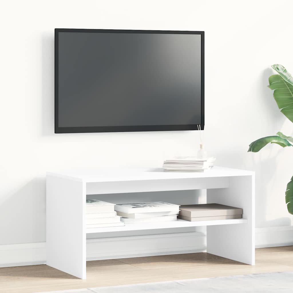 vidaXL TV Cabinet White 80x40x40 cm Engineered Wood 3