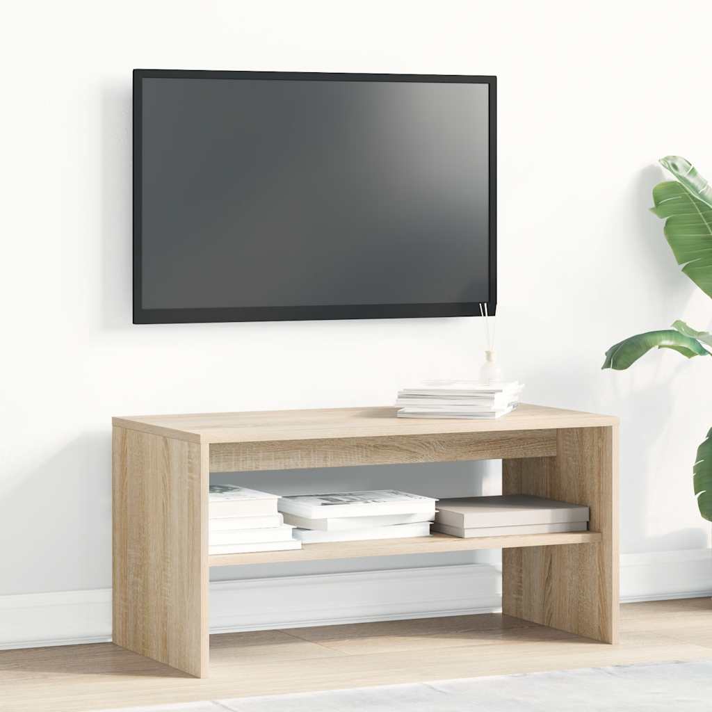 vidaXL TV Cabinet Sonoma Oak 80x40x40 cm Engineered Wood 3