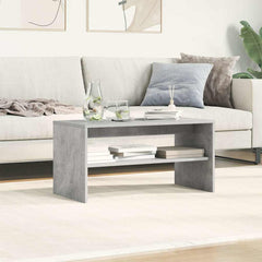 vidaXL TV Cabinet Concrete Grey 80x40x40 cm Engineered Wood 4