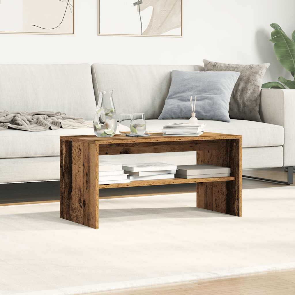 vidaXL TV Cabinet Old Wood 80x40x40 cm Engineered Wood 3