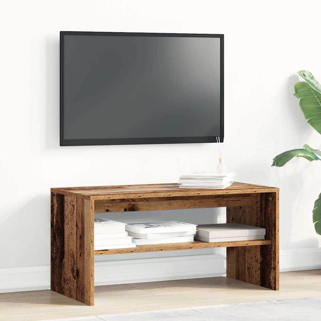 vidaXL TV Cabinet Old Wood 80x40x40 cm Engineered Wood 4