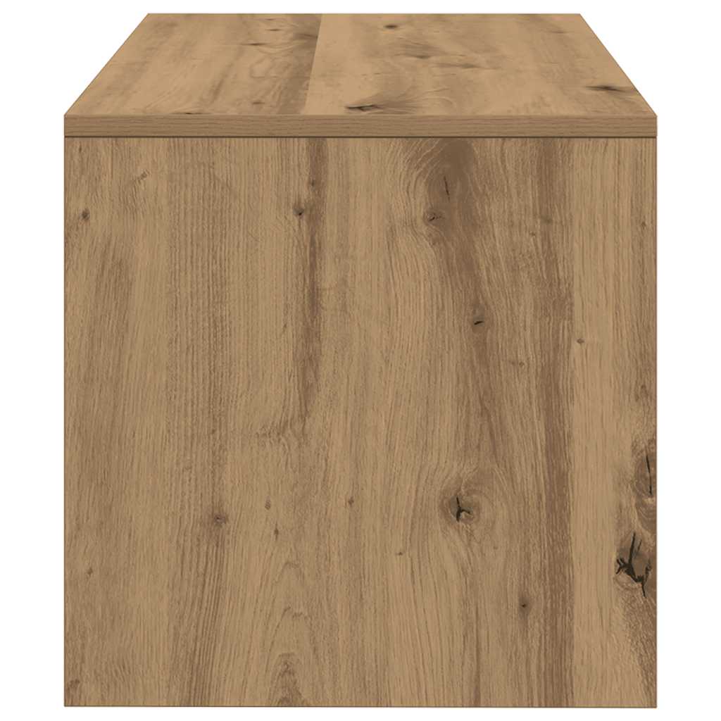 vidaXL TV Cabinet Artisan Oak 80x40x40 cm Engineered Wood 6