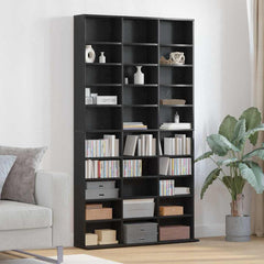 CD Cabinet Black Oak Engineered Wood