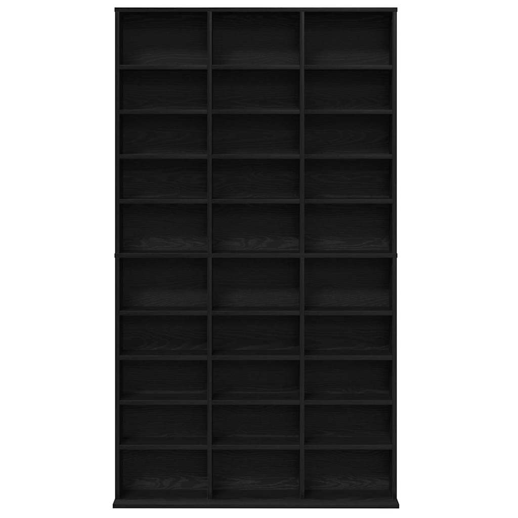 CD Cabinet Black Oak Engineered Wood, image 6