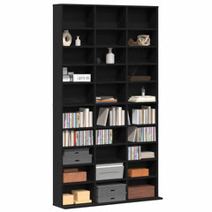 CD Cabinet Black Oak Engineered Wood, image 3