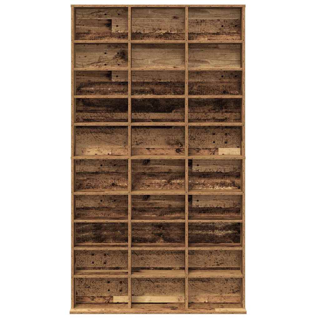 vidaXL CD Cabinet Old wood 101 x 23 x 177.5 cm Engineered Wood 6