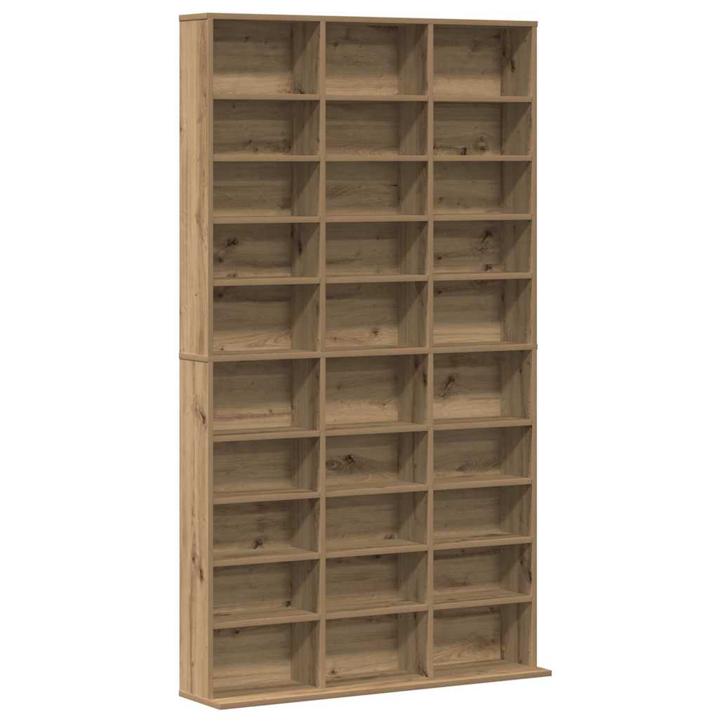 CD Cabinet Artisan Oak Engineered Wood, image 2