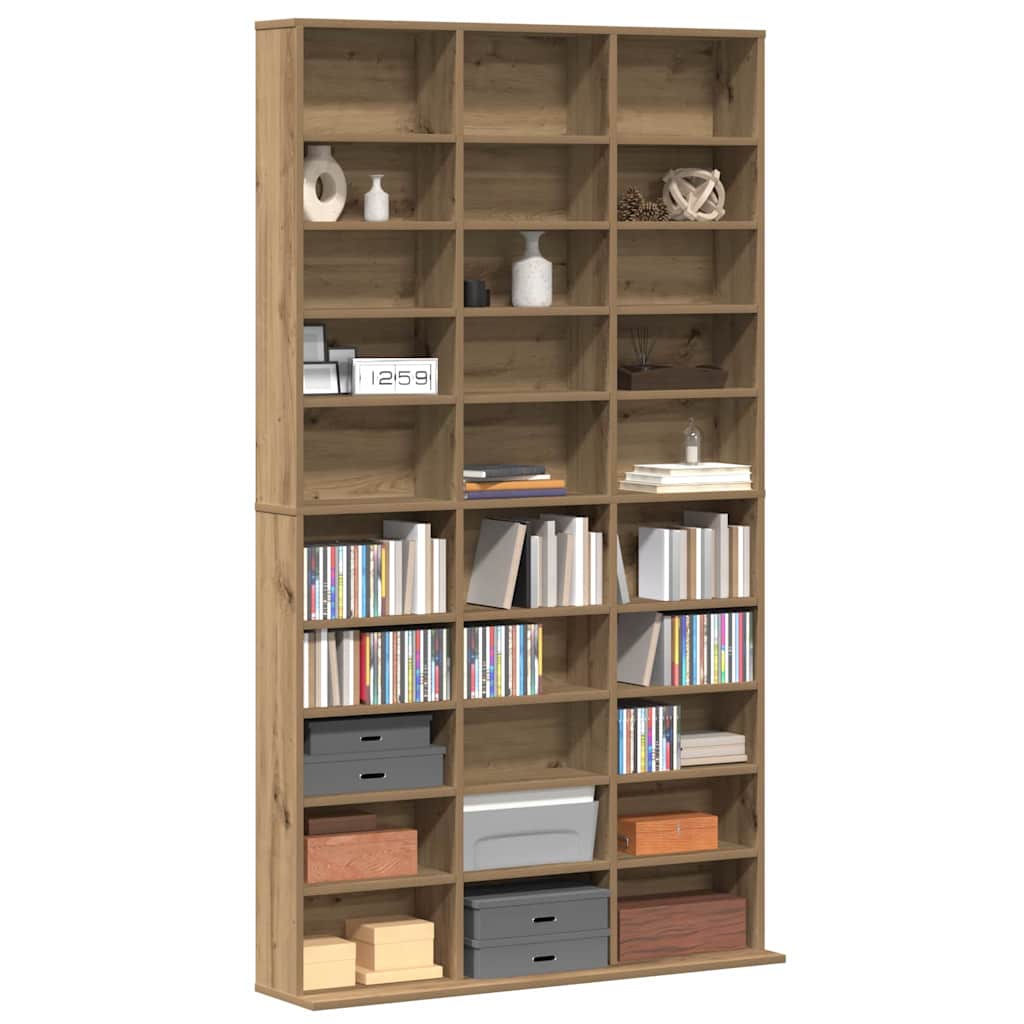 CD Cabinet Artisan Oak Engineered Wood, image 3