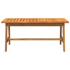 vidaXL Coffee Table Oil Natural Solid Acacia Wood 6
