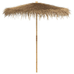 vidaXL Tiki Umbrella with Banana Leaf Canopy 240 cm Bamboo 2