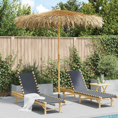 vidaXL Tiki Umbrella with Banana Leaf Canopy 240 cm Bamboo 1