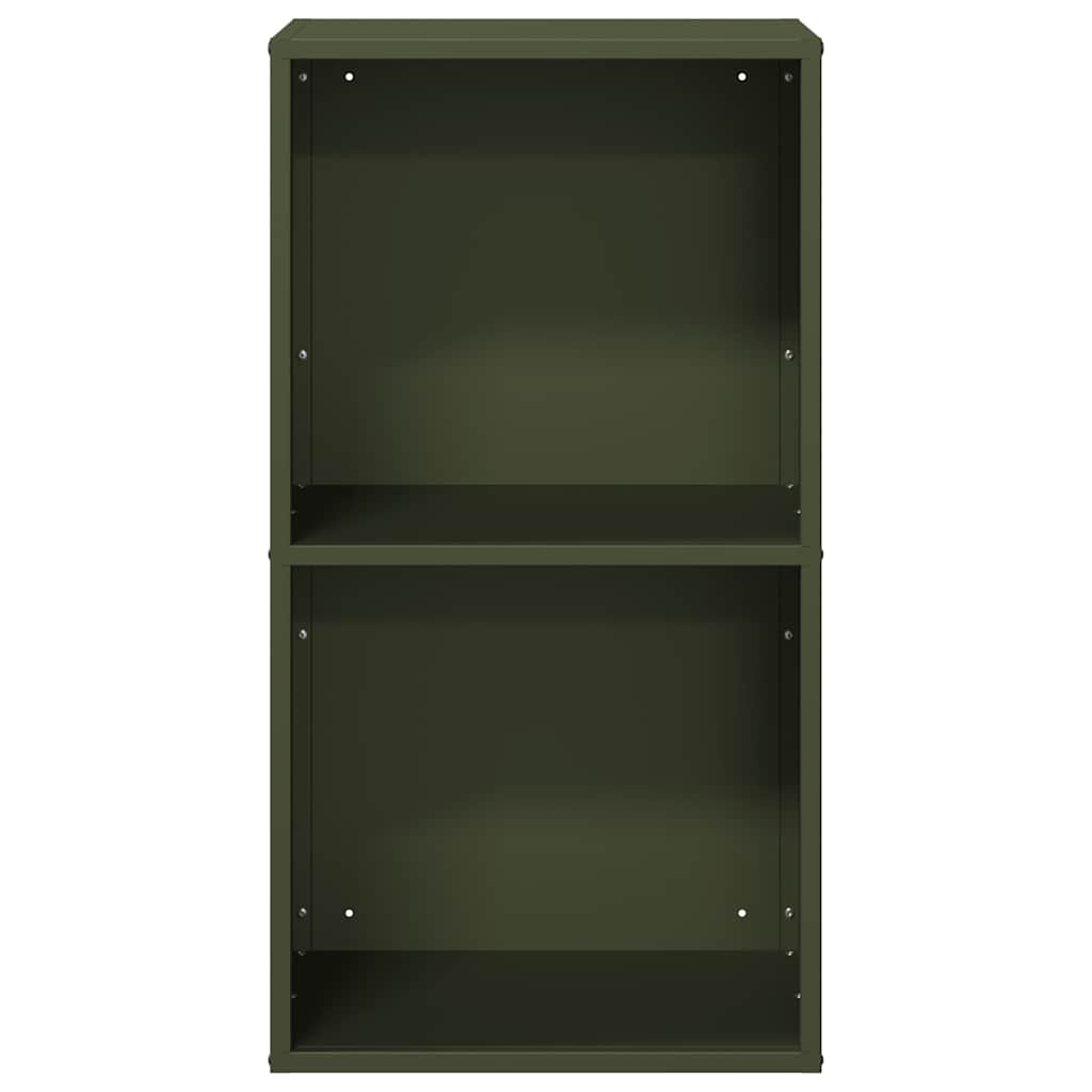 vidaXL Firewood Rack Olive Green 40x30x75 cm Cold-rolled steel 5