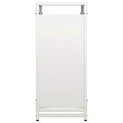 vidaXL Firewood Rack White 44x28x65 cm Cold-rolled steel 6