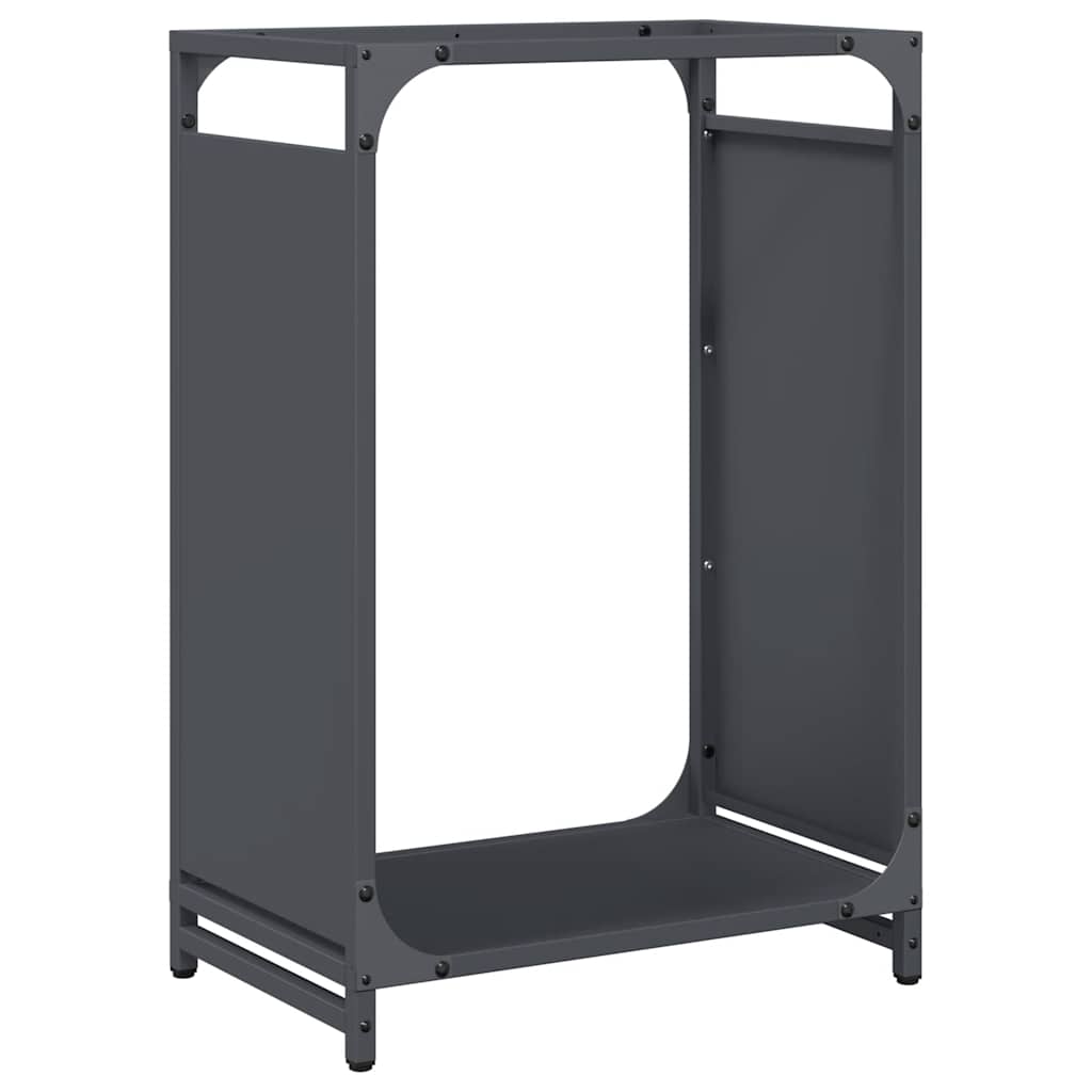 vidaXL Firewood Rack Anthracite 44x28x65 cm Cold-rolled steel 2