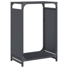 vidaXL Firewood Rack Anthracite 44x28x65 cm Cold-rolled steel 2