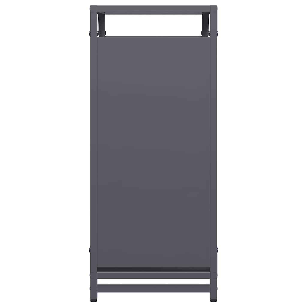 vidaXL Firewood Rack Anthracite 44x28x65 cm Cold-rolled steel 6