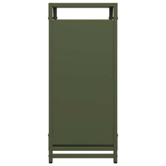 vidaXL Firewood Rack Olive Green 44x28x65 cm Cold-rolled steel 6