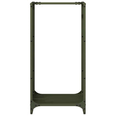 vidaXL Firewood Rack Olive Green 40x30x80 cm Cold-rolled steel 5