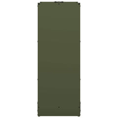 vidaXL Firewood Rack Olive Green 40x30x80 cm Cold-rolled steel 6