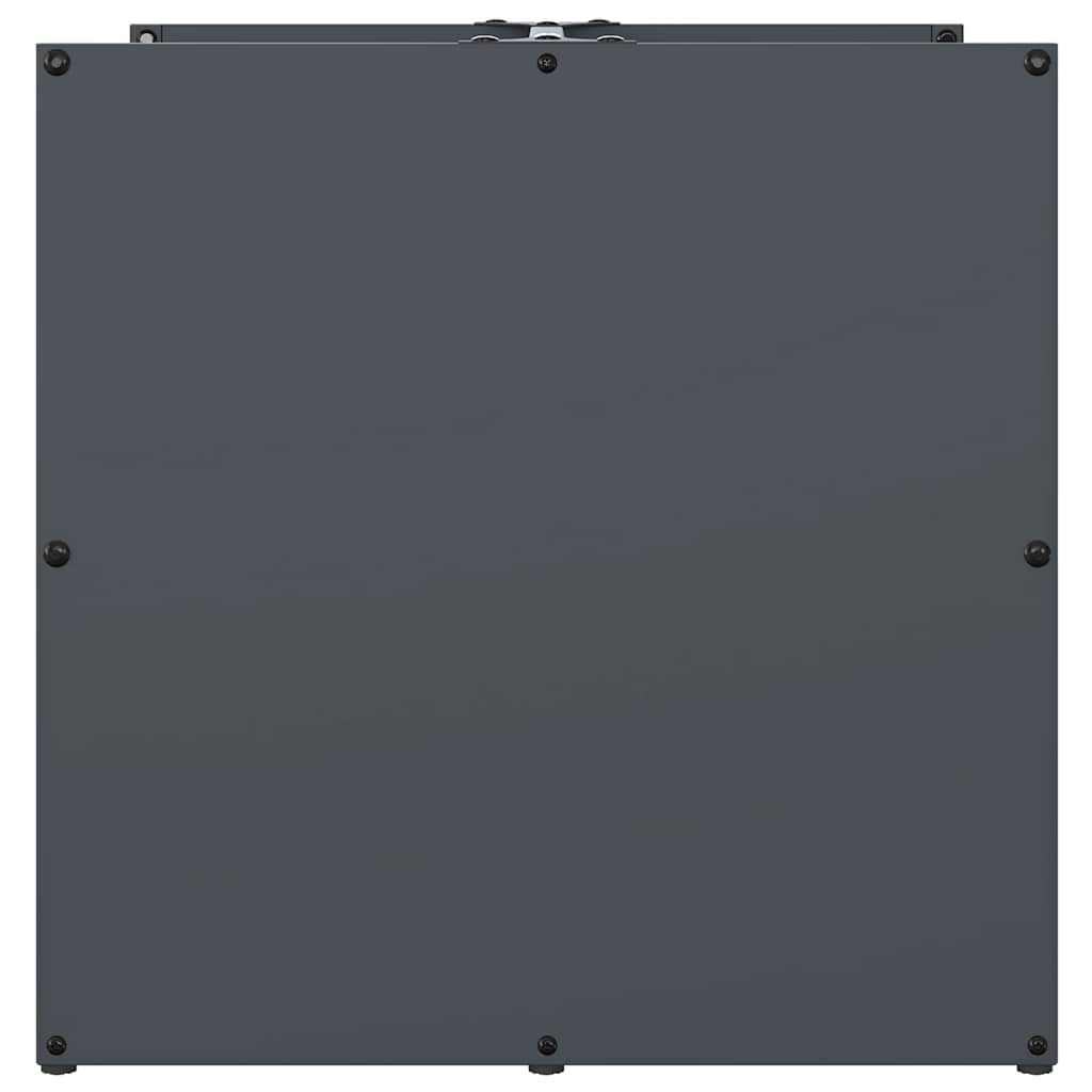 vidaXL Firewood Rack Anthracite 40x40x40 cm Cold-rolled steel 6